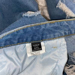 Woman plus size jeans